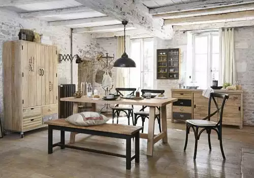 Maisons Du Monde Appliques Murales Et Spots Applique Indus Ajustable En Manguier Et Métal Noir 4 Maisons Du Monde Appliques Murales Et Spots Applique Indus Ajustable En Manguier Et Métal Noir – Image 4