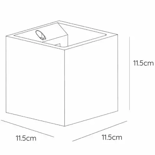 Lucide Appliques Murales Et Spots Applique Murale Cubique Plâtre Blanc H11.5cm 4 Lucide Appliques Murales Et Spots Applique Murale Cubique Plâtre Blanc H11.5cm – Image 4