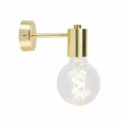 QAZQA Appliques Murales Et Spots Applique Murale En Acier Doré/laiton -Luminaires Soldes Boutique applique murale en acier dore laiton 4