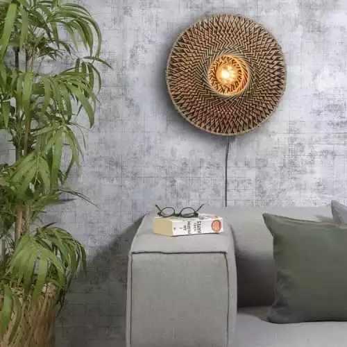 Good & Mojo Appliques Murales Et Spots Applique Murale En Bambou D44 2 Good & Mojo Appliques Murales Et Spots Applique Murale En Bambou D44 – Image 2
