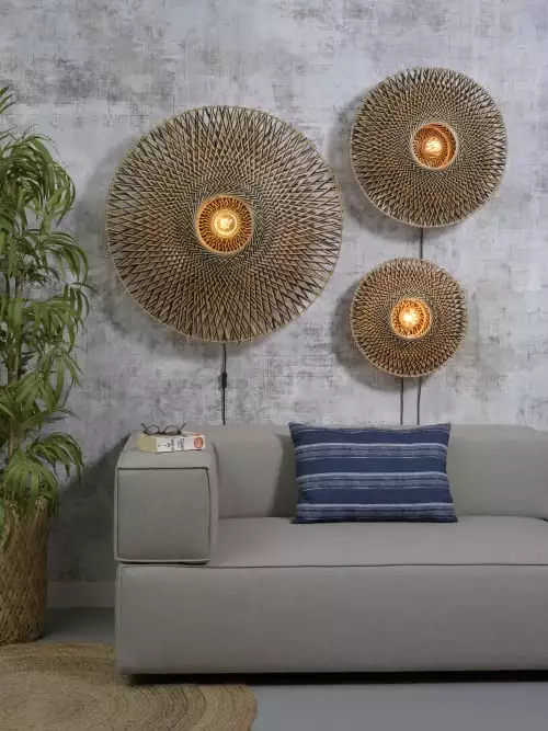 Good & Mojo Appliques Murales Et Spots Applique Murale En Bambou D87 2 Good & Mojo Appliques Murales Et Spots Applique Murale En Bambou D87 – Image 2