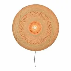 Good & Mojo Appliques Murales Et Spots Applique Murale En Bambou Naturel D60