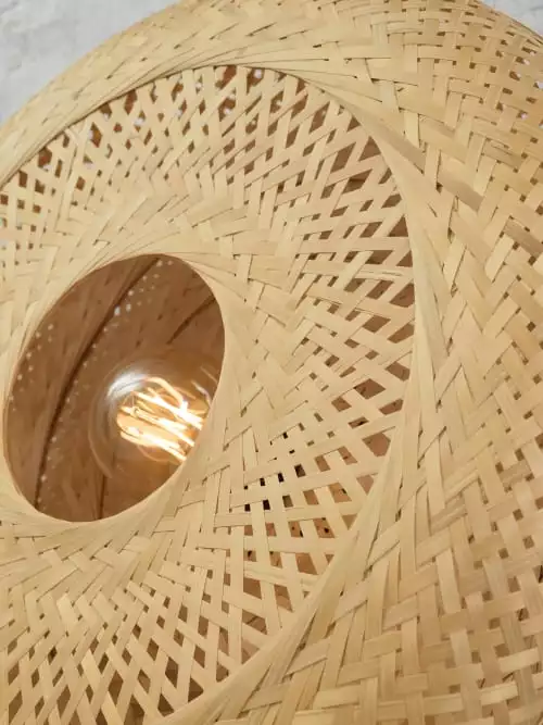 Good & Mojo Appliques Murales Et Spots Applique Murale En Bambou Naturel D60 5 Good & Mojo Appliques Murales Et Spots Applique Murale En Bambou Naturel D60 – Image 5