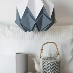 Tedzukuri Atelier Appliques Murales Et Spots Applique Murale En Bois Et Suspension Origami En Papier -Luminaires Soldes Boutique applique murale en bois et suspension origami en papier 2