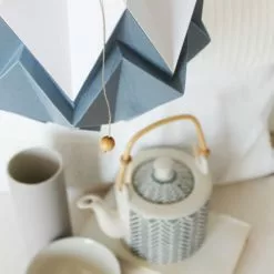 Tedzukuri Atelier Appliques Murales Et Spots Applique Murale En Bois Et Suspension Origami En Papier -Luminaires Soldes Boutique applique murale en bois et suspension origami en papier 4