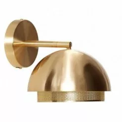 Hubsch Appliques Murales Et Spots Applique Murale En Métal Noir Ronde -Luminaires Soldes Boutique applique murale en laiton dore ronde