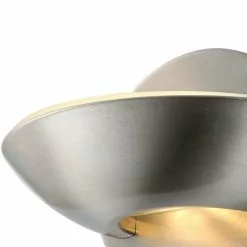 Globo Appliques Murales Et Spots Applique Murale En Métal Argente -Luminaires Soldes Boutique applique murale en metal argente 2