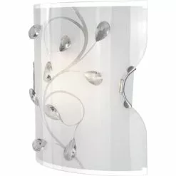 Globo Appliques Murales Et Spots Applique Murale En Métal Argente