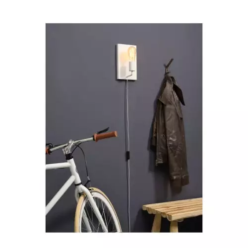 It's About Romi Appliques Murales Et Spots Applique Murale En Métal Blanc H25cm 2 It's About Romi Appliques Murales Et Spots Applique Murale En Métal Blanc H25cm – Image 2