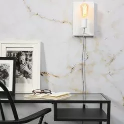 It's About Romi Appliques Murales Et Spots Applique Murale En Métal Blanc H25cm 9 It's About Romi Appliques Murales Et Spots Applique Murale En Métal Blanc H25cm -Luminaires Soldes Boutique applique murale en metal blanc h25cm 3