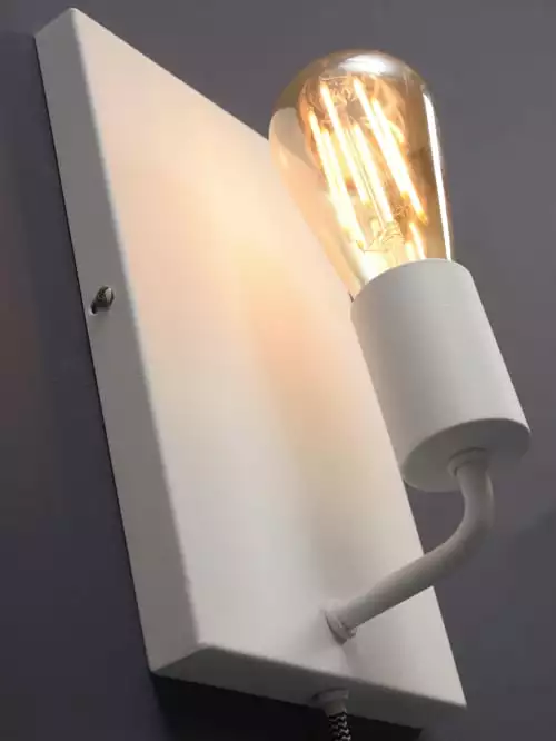 It's About Romi Appliques Murales Et Spots Applique Murale En Métal Blanc H25cm 6 It's About Romi Appliques Murales Et Spots Applique Murale En Métal Blanc H25cm – Image 6