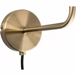 Leitmotiv Appliques Murales Et Spots Applique Murale En Métal Bonnet Doré Antique -Luminaires Soldes Boutique applique murale en metal bonnet dore antique 3