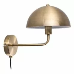 Leitmotiv Appliques Murales Et Spots Applique Murale En Métal Bonnet Doré Antique -Luminaires Soldes Boutique applique murale en metal bonnet dore antique 5