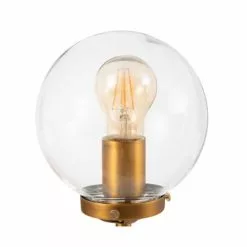 Ixia Appliques Murales Et Spots Applique Murale En Métal Doré Et Noir Globe En Verre H32,5cm -Luminaires Soldes Boutique applique murale en metal dore et noir globe en verre h32 5cm 4