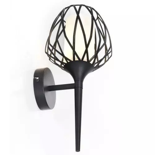 Keria Appliques Murales Et Spots Applique Murale En Métal Noir 4 Keria Appliques Murales Et Spots Applique Murale En Métal Noir – Image 4