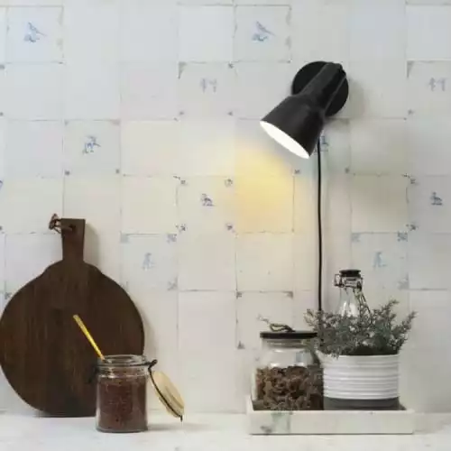 It's About Romi Appliques Murales Et Spots Applique Murale Métal Noir H21cm 2 It's About Romi Appliques Murales Et Spots Applique Murale Métal Noir H21cm – Image 2