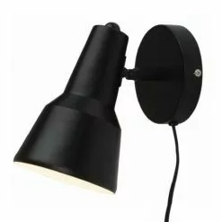 It's About Romi Appliques Murales Et Spots Applique Murale Métal Noir H21cm