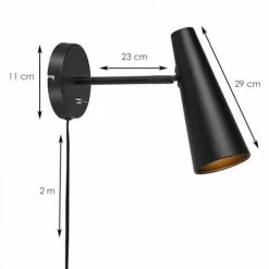 Markslöjd Appliques Murales Et Spots Applique Murale Noire -Luminaires Soldes Boutique applique murale noire 2