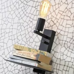 It's About Romi Appliques Murales Et Spots Applique Noire Avec Tablette H25cm 8 It's About Romi Appliques Murales Et Spots Applique Noire Avec Tablette H25cm -Luminaires Soldes Boutique applique noire avec tablette h25cm 2