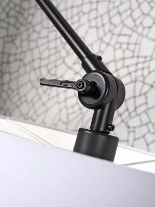 It's About Romi Appliques Murales Et Spots Applique Noire Flexible Et Abat-jour Blanc L65cm 6 It's About Romi Appliques Murales Et Spots Applique Noire Flexible Et Abat-jour Blanc L65cm – Image 6