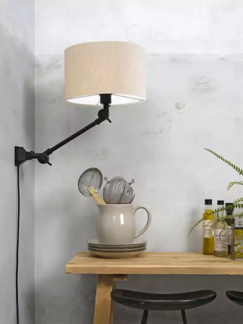 It's About Romi Appliques Murales Et Spots Applique Noire Flexible Et Abat-jour L65cm 2 It's About Romi Appliques Murales Et Spots Applique Noire Flexible Et Abat-jour L65cm – Image 2