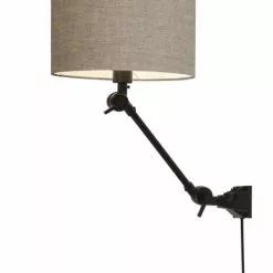 It's About Romi Appliques Murales Et Spots Applique Noire Flexible Et Abat-jour L65cm -Luminaires Soldes Boutique applique noire flexible et abat jour l65cm 11