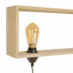 Sampa Helios Appliques Murales Et Spots Applique Ou Lampe à Poser étagère En Bois L42cm -Luminaires Soldes Boutique applique ou lampe a poser etagere en bois l42cm 5