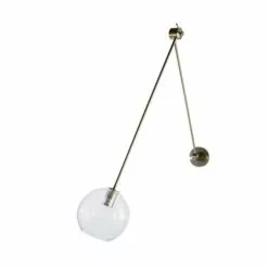 Maisons Du Monde Appliques Murales Et Spots Applique Réglable En Métal Doré Mat Et Verre