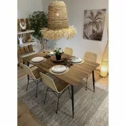 Pirouette Paris Suspensions Cache-ampoule En Fibres Végétales Avec Franges -Luminaires Soldes Boutique cache ampoule en fibres vegetales avec franges 2