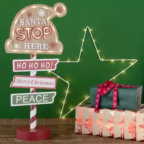 Maisons Du Monde Décorations à Poser De Noël Déco De Noël Panneaux Lumineux 3 Maisons Du Monde Décorations à Poser De Noël Déco De Noël Panneaux Lumineux – Image 3