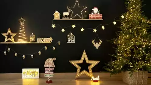 Maisons Du Monde Décorations à Poser De Noël Déco De Noël Panneaux Lumineux 2 Maisons Du Monde Décorations à Poser De Noël Déco De Noël Panneaux Lumineux – Image 2