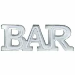 Maisons Du Monde Guirlandes Et Décorations Lumineuses Déco Lumineuse BAR En Métal Gris