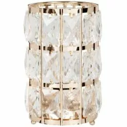 Maisons Du Monde Guirlandes Et Décorations Lumineuses Déco Lumineuse En Acrylique Et Métal Doré