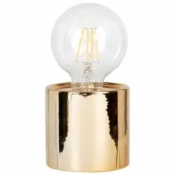 Maisons Du Monde Guirlandes Et Décorations Lumineuses Déco Lumineuse En Métal Doré Et Globe En Verre