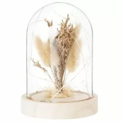 Maisons Du Monde Guirlandes Et Décorations Lumineuses Déco Lumineuse En Paulownia Et Verre