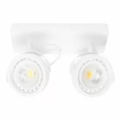 Zuiver Appliques Murales Et Spots Double Spot En Métal Blanc