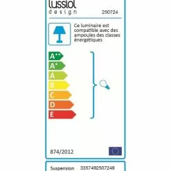 Lussiol Lighting Suspensions En Béton Blanc D. 0 Cm -Luminaires Soldes Boutique en beton blanc d 0 cm 2