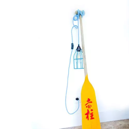 Hoopzi Suspensions Fil électrique En Tissu Luminaire Bleu Ciel 4,5m 2 Hoopzi Suspensions Fil électrique En Tissu Luminaire Bleu Ciel 4,5m – Image 2