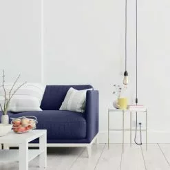 Hoopzi Suspensions Fil électrique En Tissu Luminaire Bleu Marine 4,5m 8 Hoopzi Suspensions Fil électrique En Tissu Luminaire Bleu Marine 4,5m -Luminaires Soldes Boutique fil electrique en tissu luminaire bleu marine 4 5m 2