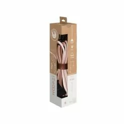 Hoopzi Suspensions Fil électrique En Tissu Luminaire Rose Pastel 4,5m -Luminaires Soldes Boutique fil electrique en tissu luminaire rose pastel 4 5m 3