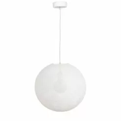 La Case De Cousin Paul Suspensions Globe Blanc D36cm 10 La Case De Cousin Paul Suspensions Globe Blanc D36cm -Luminaires Soldes Boutique globe blanc d36cm 3
