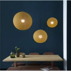 La Case De Cousin Paul Suspensions Globe Light XL Tabac Ø 50cm -Luminaires Soldes Boutique globe light xl tabac oe 50cm 3