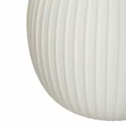 Hubsch Suspensions Grande Suspension En Verre Blanc -Luminaires Soldes Boutique grande suspension en verre blanc 2