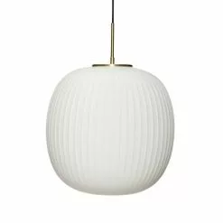 Hubsch Suspensions Grande Suspension En Verre Blanc