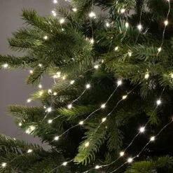 Maisons Du Monde Guirlandes Et Cimiers Guirlande De Noël Lumineuse Rideau Blanc 672 LEDS L210 -Luminaires Soldes Boutique guirlande de noel lumineuse rideau blanc 672 leds l210 1000 12 18 196736 3