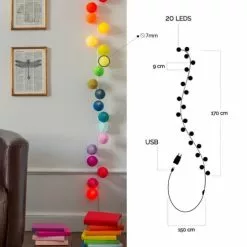 La Case De Cousin Paul Guirlandes Et Décorations Lumineuses Guirlande Lumineuse Rose Et Gris -Luminaires Soldes Boutique guirlande lumineuse rose et gris 5