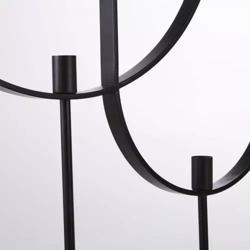 Maisons Du Monde Lampadaires Lampadaire 2 Cerclages En Metal Noir Mat H169 2 Maisons Du Monde Lampadaires Lampadaire 2 Cerclages En Metal Noir Mat H169 – Image 2