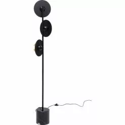 Kare Design Lampadaires Lampadaire 3 Disques En Acier Doré Et Marbre H160 -Luminaires Soldes Boutique lampadaire 3 disques en acier dore et marbre h160 4