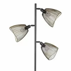Maisons Du Monde Lampadaires Lampadaire 3 Spots En Métal Noir Et Doré H165 -Luminaires Soldes Boutique lampadaire 3 spots en metal noir et dore h165 1000 8 34 171742 2