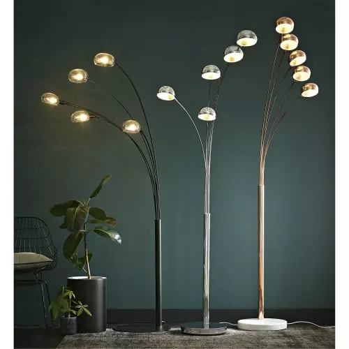 Maisons Du Monde Lampadaires Lampadaire 5 Branches En Métal Chromé H198 6 Maisons Du Monde Lampadaires Lampadaire 5 Branches En Métal Chromé H198 – Image 6